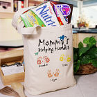 Helping Hands Personalized Canvas Tote Bag